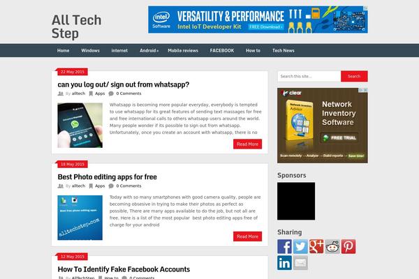 alltechstep.com site used News Talk