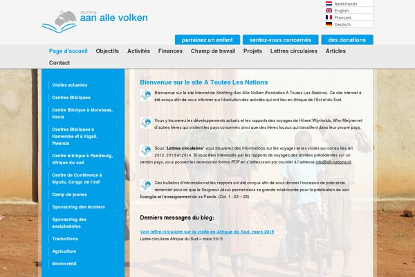 WordPress website example screenshot