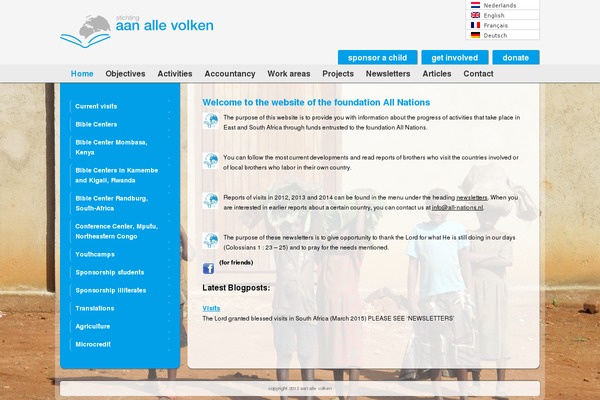 WordPress website example screenshot