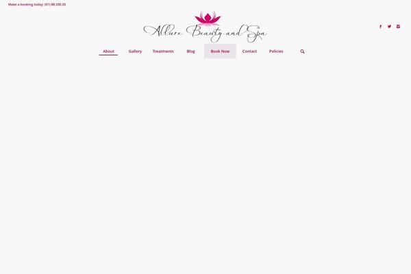 WordPress website example screenshot