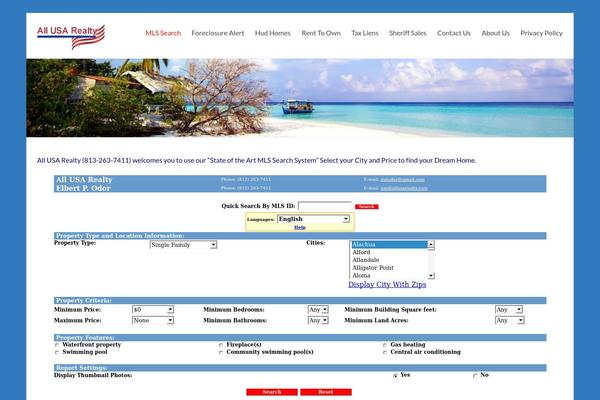 WordPress website example screenshot