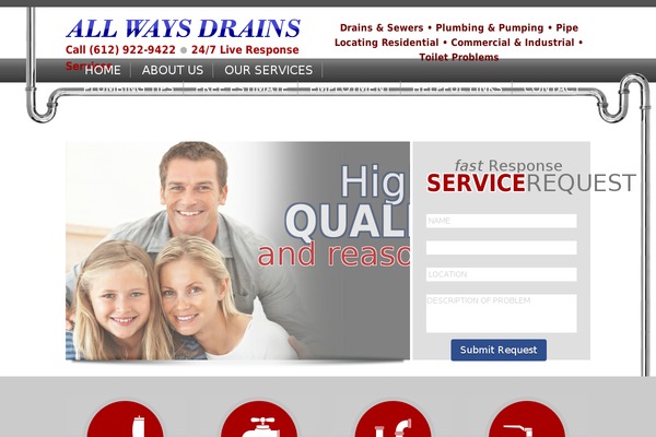 allwaysdrains.com site used Allwaysdrains