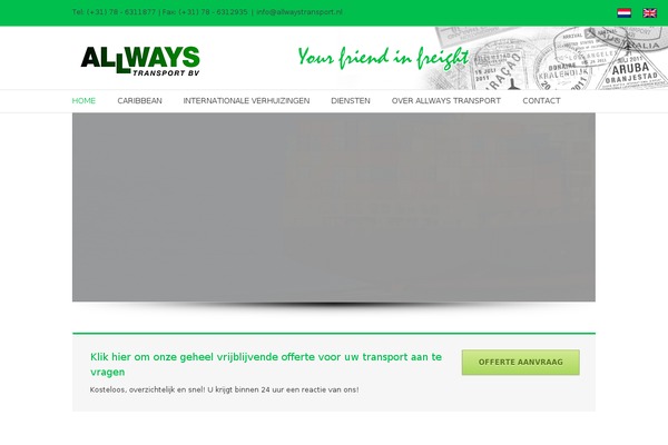 allwaystransport.nl site used Kargo