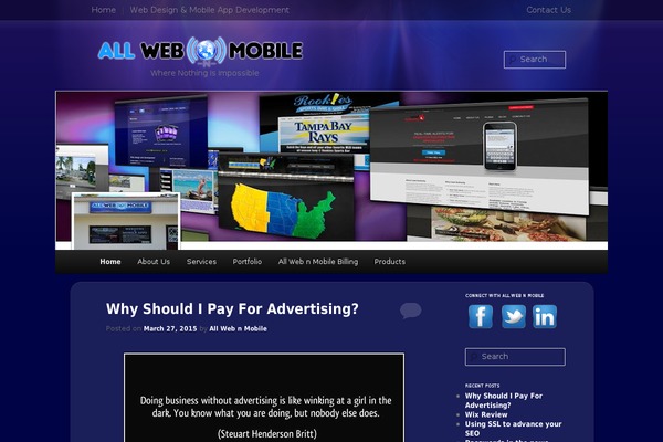 allweb-n-mobile.com site used Allwebnmobile