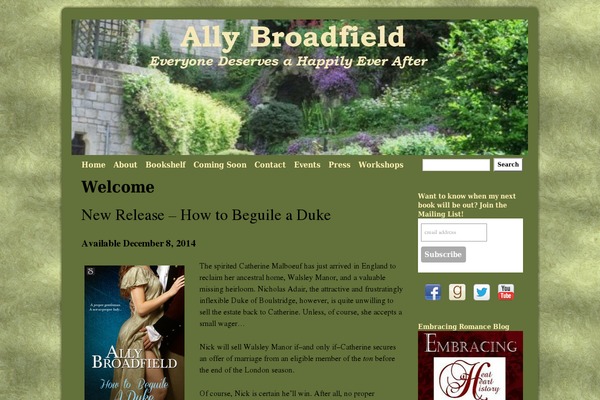 WordPress website example screenshot