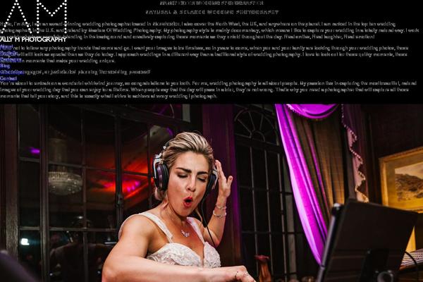 WordPress website example screenshot