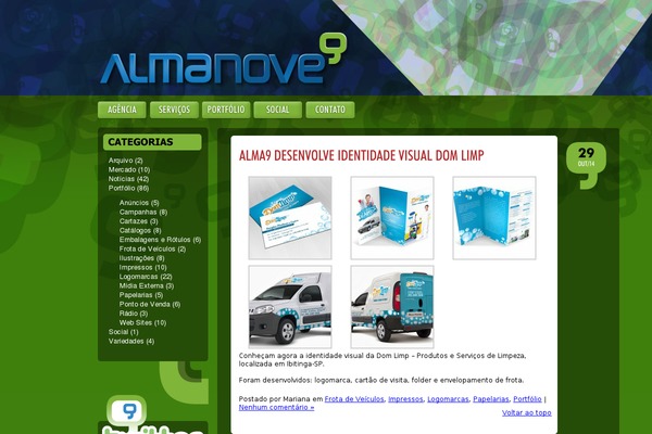 alma9.com.br site used Almablog