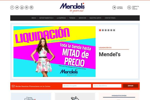 almacenesmendels.com site used Mendesl2014