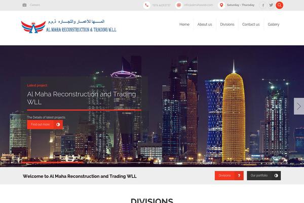 ReConstruction theme websites examples