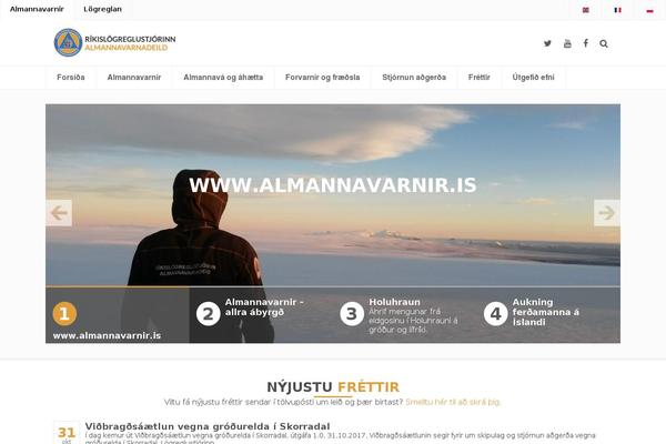 almannavarnir.is site used Almannavarnir
