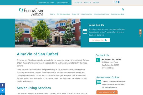 almaviaofsanrafael.org site used Elder-care-alliance