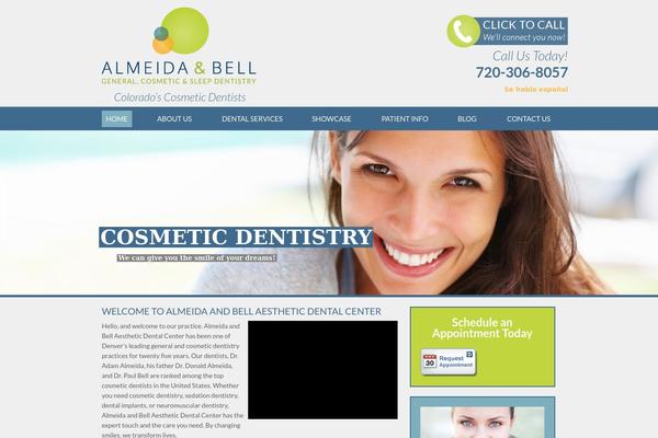 almeidabelldental.com site used Dentalcmo