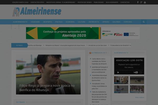 almeirinense.com site used Magazilla
