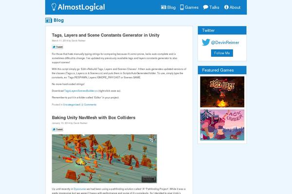 almostlogical.com site used Almostlogical