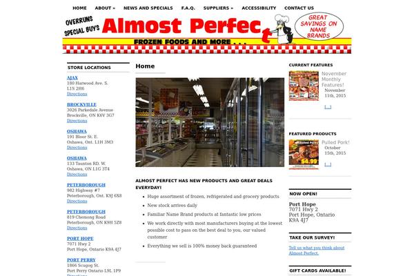 almostperfect.ca site used Cutline-1.1.4-3columnsplit