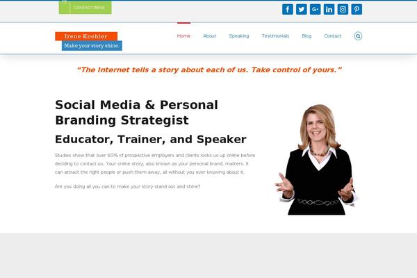 Avada theme site design template sample