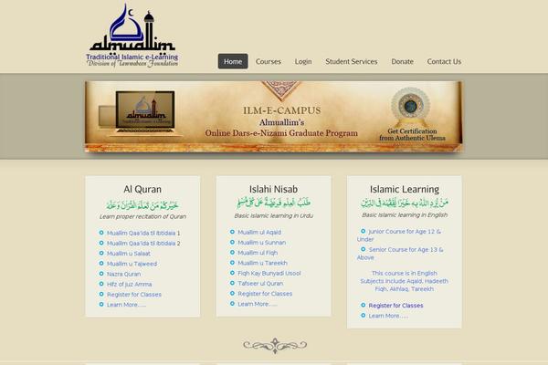 almuallim.org site used Striking