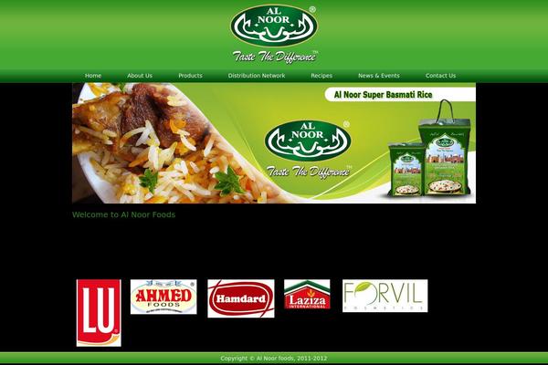 alnoorfoods.com site used Alnoorfoods