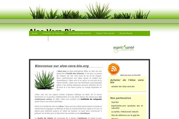 aloe-vera-bio.org site used Aloevera