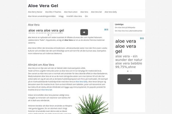 aloe-vera-gel.se site used NEBlue