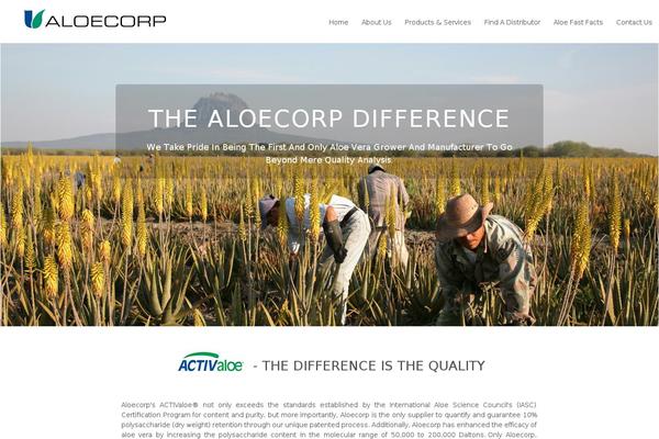 aloecorp.com site used Responsive-child