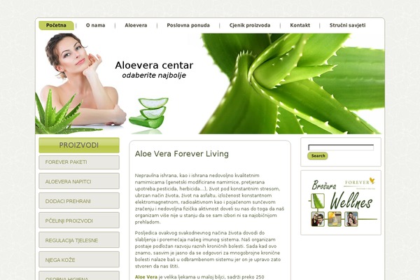 aloevera-centar.com site used Aloevera_v12
