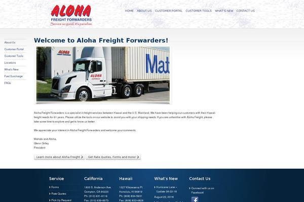 alohafreight.com site used Mandrake