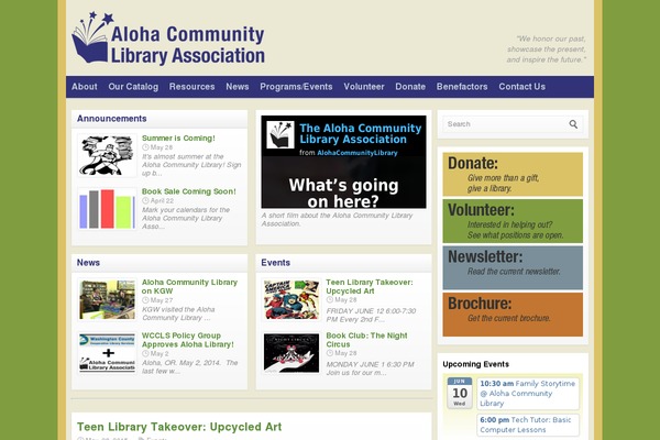 alohalibrary.org site used Acl-theme