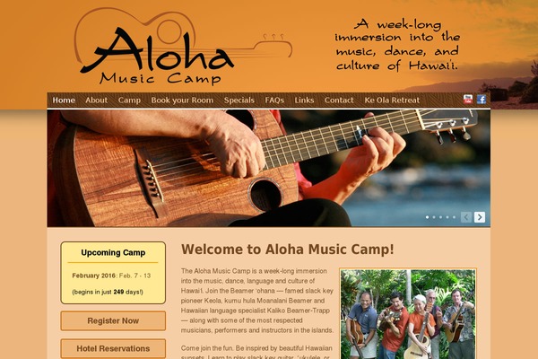 alohamusiccamp.com site used Amc