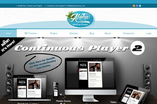 hula theme websites examples