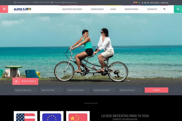 Love Travel theme site design template sample