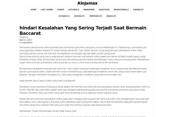 alojamax.com site used Backphoto