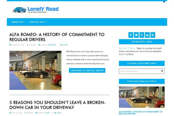 alonelyroad.com site used Flatsixes