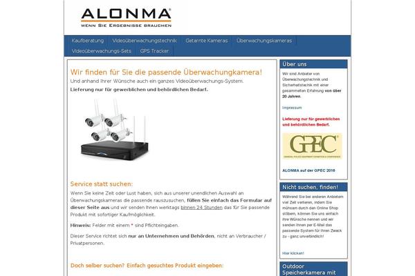 alonma.com site used Frontier