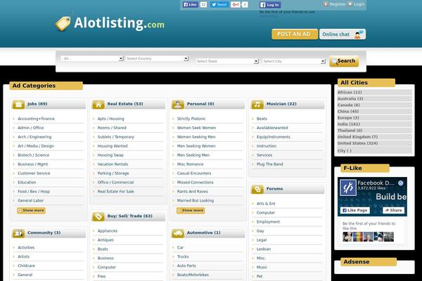 alotlisting.com site used Netdreams
