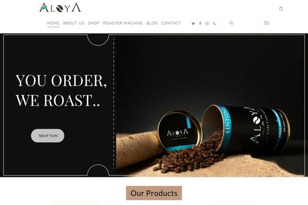 aloyacoffee.com site used Aloya1