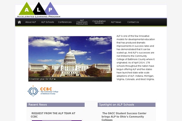 WordPress website example screenshot