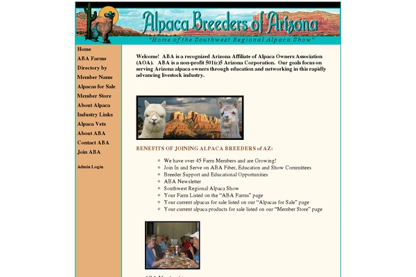 Arizona theme site design template sample