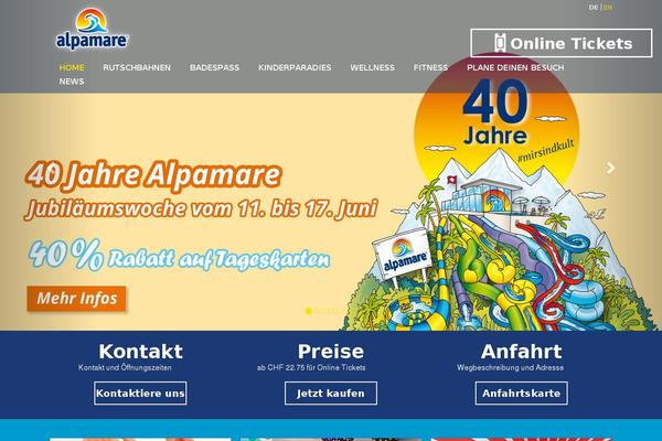 alpamare.ch site used Alpamare