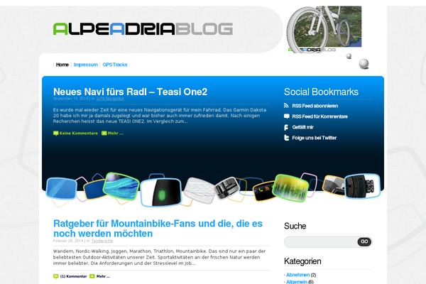 alpe-adria-blog.de site used Gadgetizer