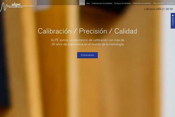 alpemetrologia.com site used Alpe