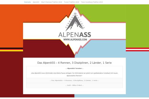 Compasso theme site design template sample