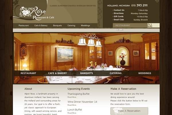 alpenroserestaurant.com site used Alpenrose