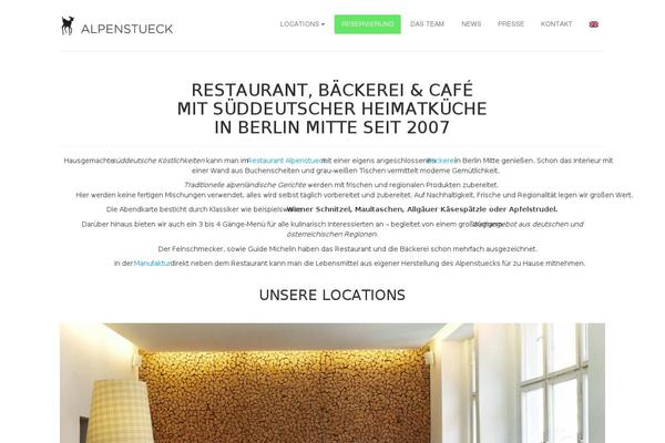 alpenstueck theme websites examples