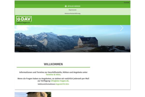 alpenverein-hagen.de site used Dav