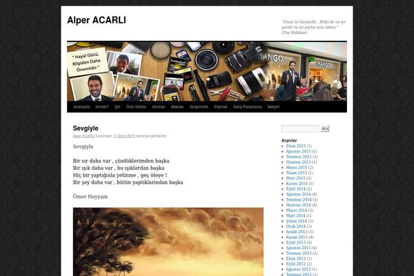 Twenty Ten theme site design template sample