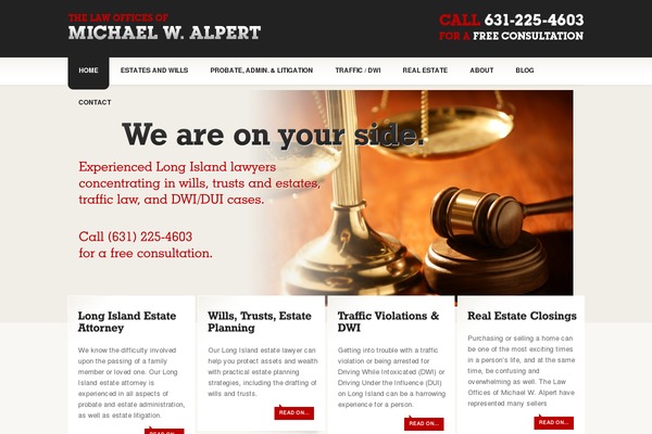 alpertlegal.com site used Malpert