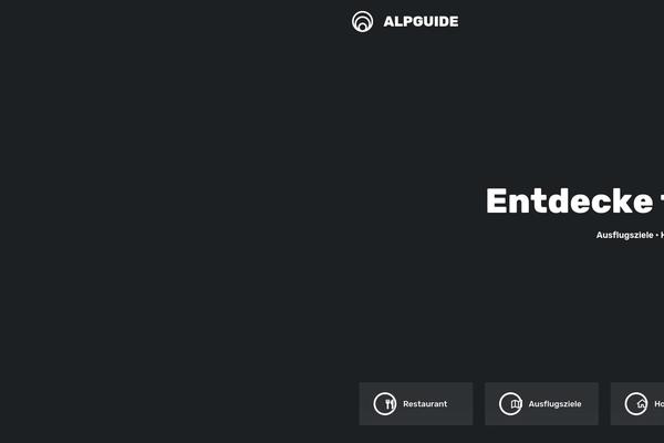 alpguide.net site used Hubhood