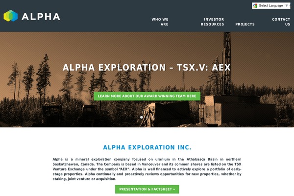 alpha-aex.com site used Alphaminerals