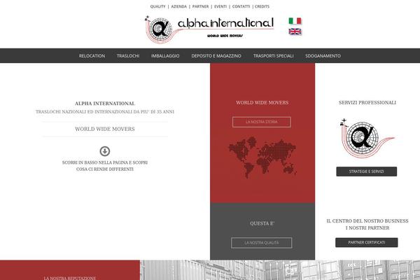 Total theme site design template sample